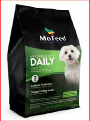 غذای خشک توله سگ نژاد کوچک، 2 کیلوگرمی، برند مفید Mofeed, Puppy Food, Mini Dog, 2kg