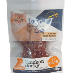خرید تشویقی گربه لوکا مدل Chicken Jerkey  در پت شاپ یاسان