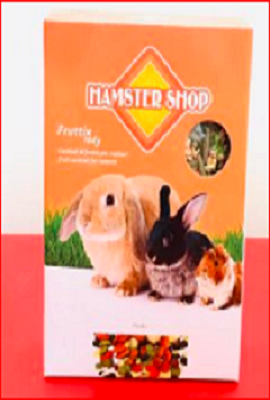 خرید تشویقی آجیلی بدون تخمه خرگوش، خوکچه و همستر برند Hamstershop در پت شاپ یاسان